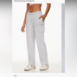 TNA COZY FLEECE MEGA CARGO SWEATPANTS